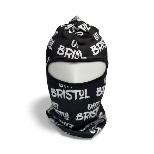 0117 Bristol All-Over Print Ski Mask – Black & White