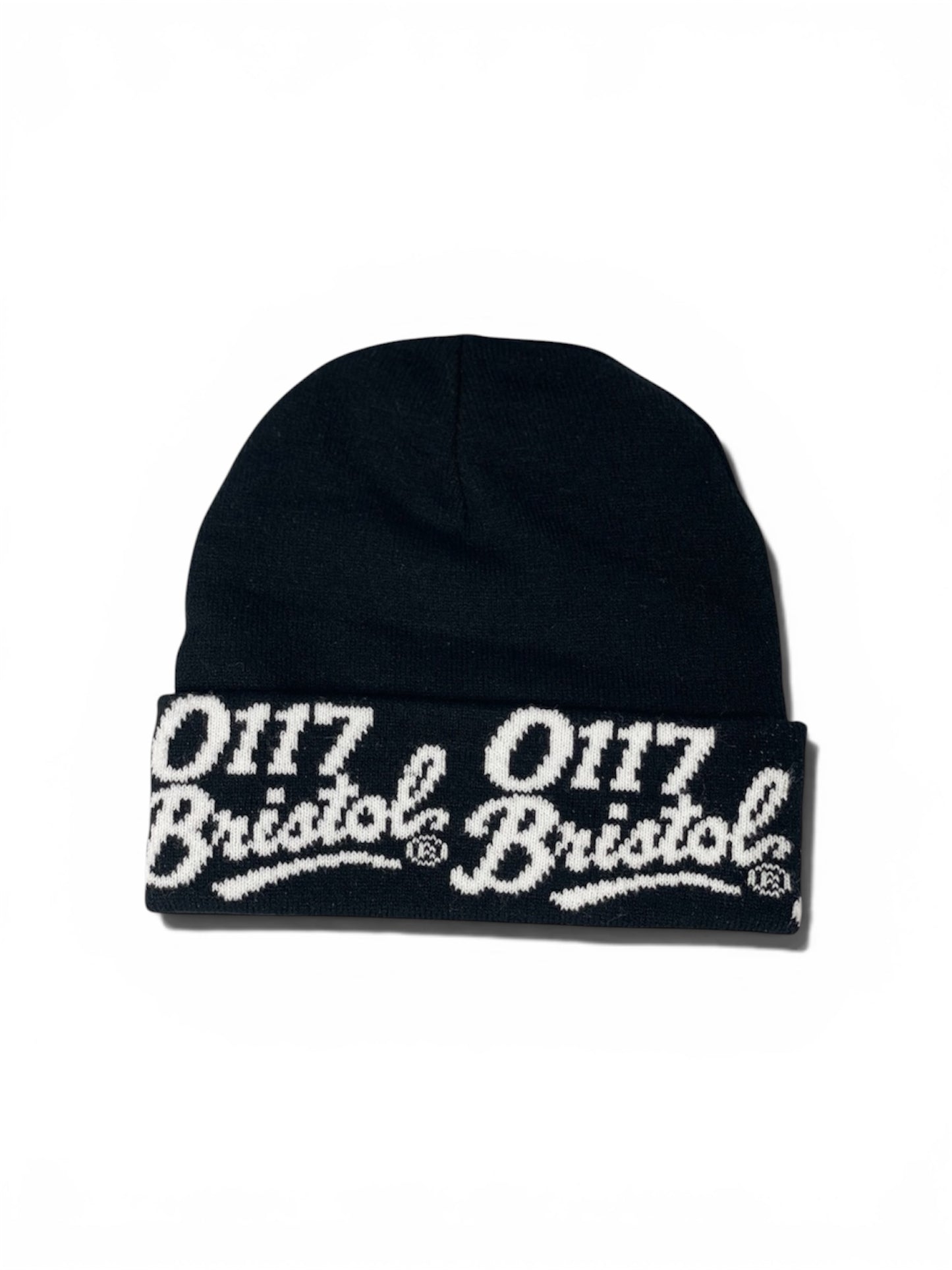 0117 Bristol Jacquard Beanie – Black